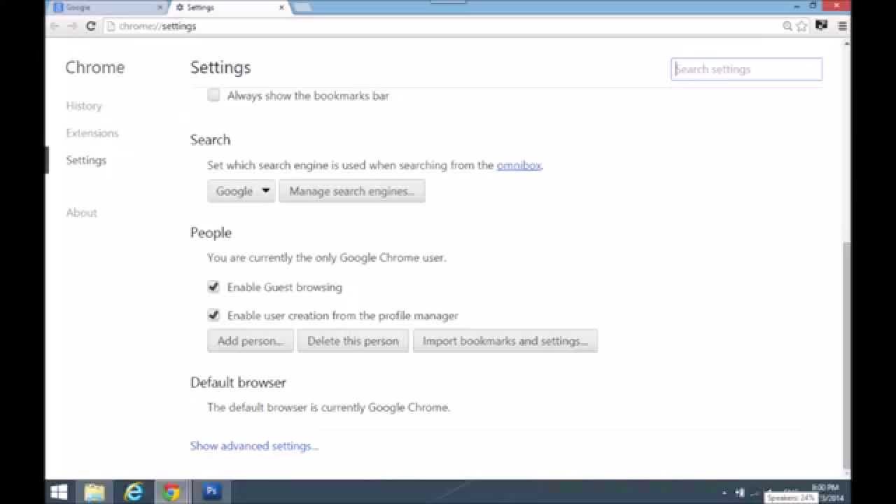 how to change google chrome download location