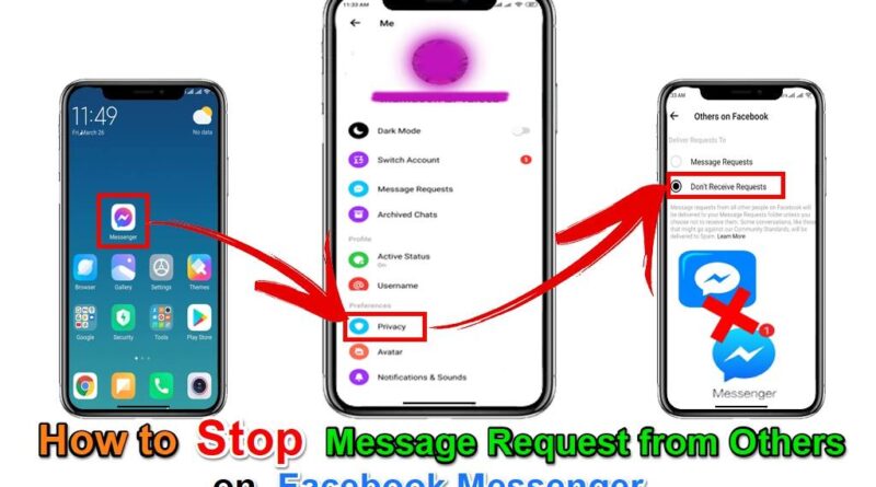 How To Stop Message Request from Others On Facebook Messenger
